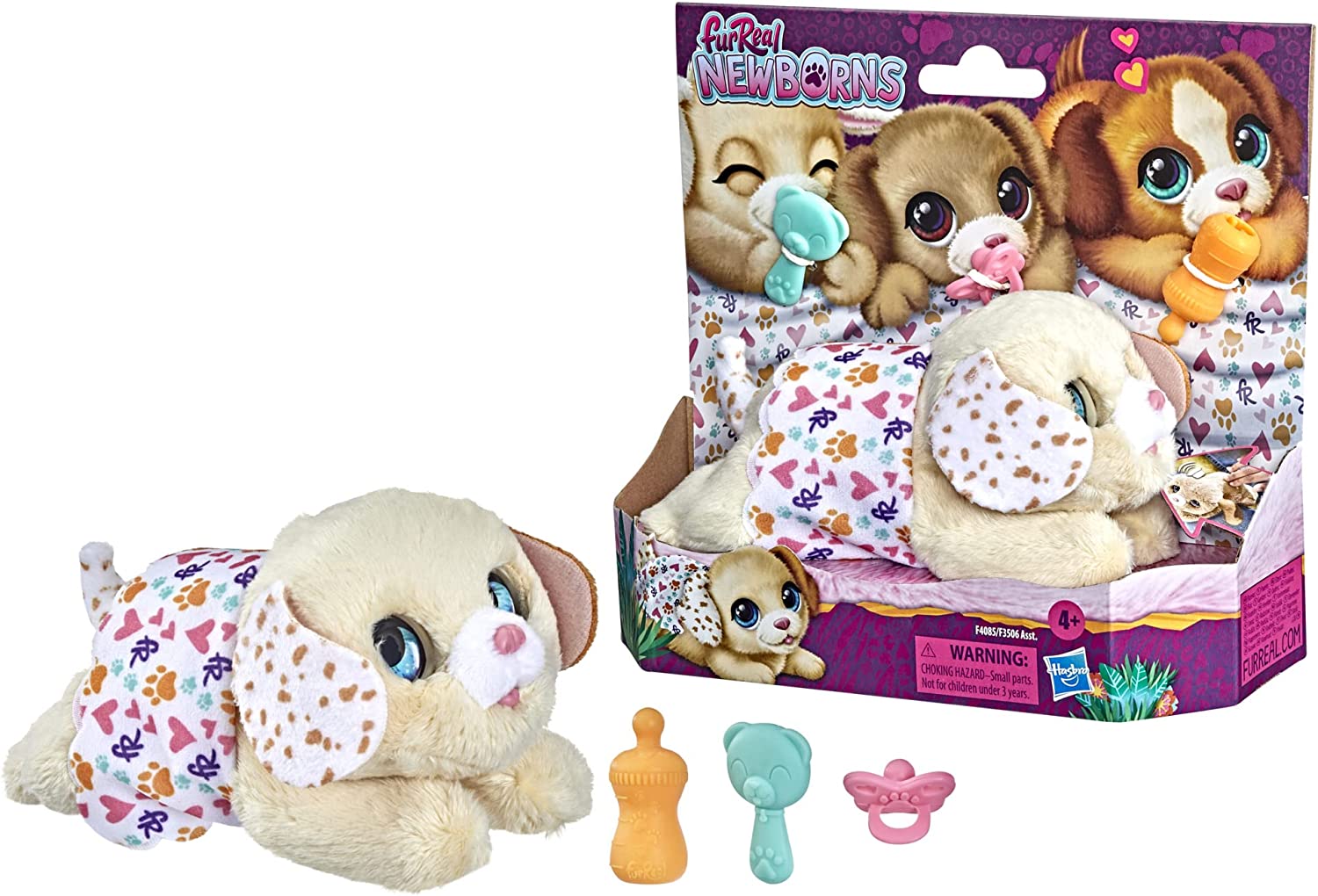 Buy FurReal Newborns Puppy Interactive Animatronic Plush Toy | Yallatoys.com