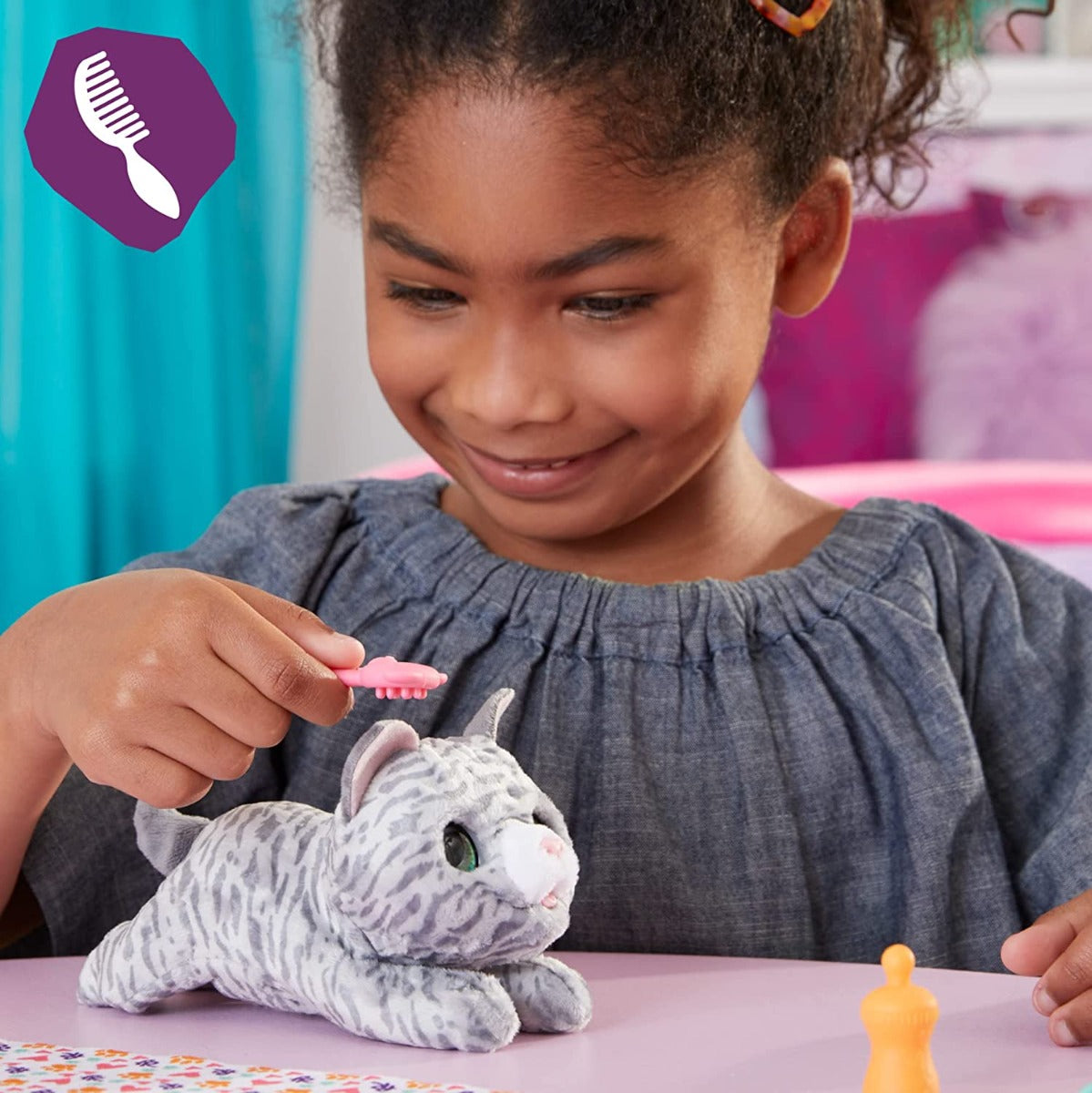 Buy FurReal Newborns Kitty Interactive Animatronic Plush Toy | Yallatoys.com
