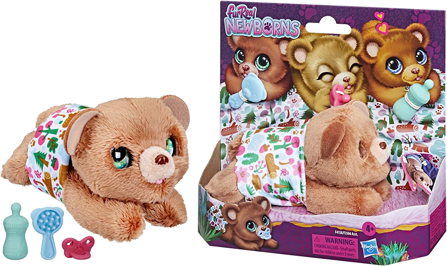 Buy FurReal Newborns Bear Interactive Animatronic Plush Toy | Yallatoys.com