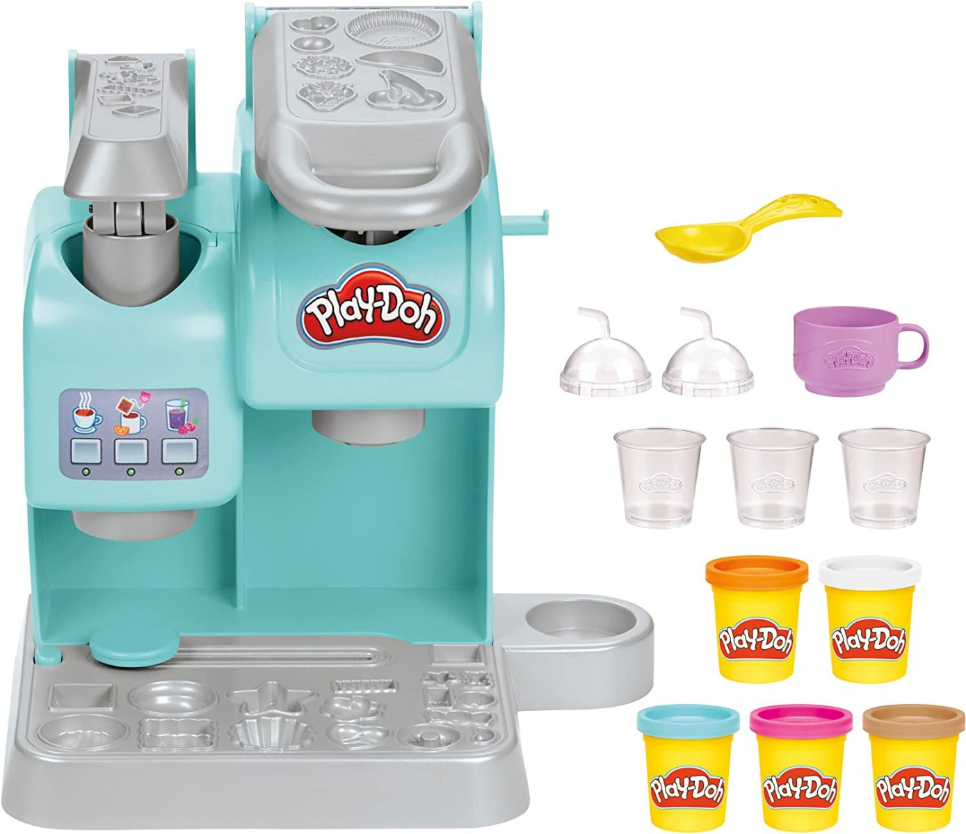 Buy Play Doh Kitchen Creations Colorful Cafe Playset with 5 Colors | Yallatoys.com