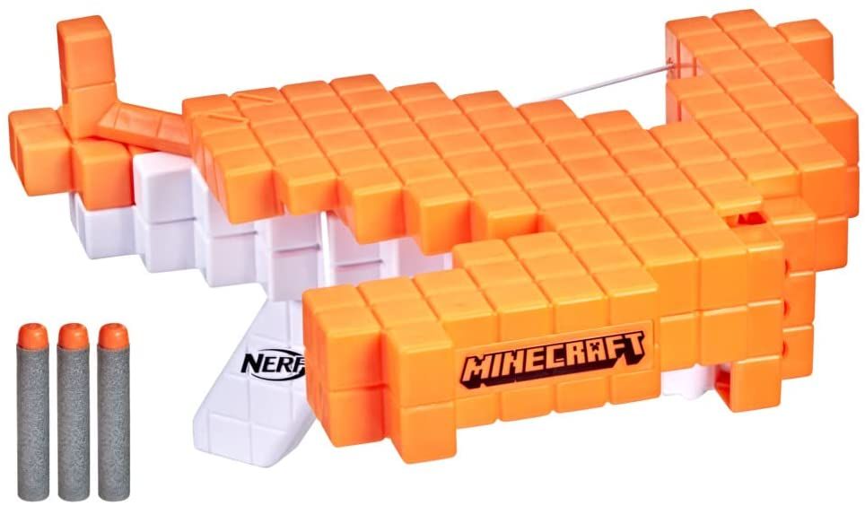 Buy Nerf Minecraft Pillager's Crossbow Dart-Blasting Crossbow | Yallatoys.com