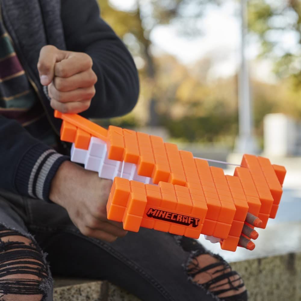 Buy Nerf Minecraft Pillager's Crossbow Dart-Blasting Crossbow | Yallatoys.com