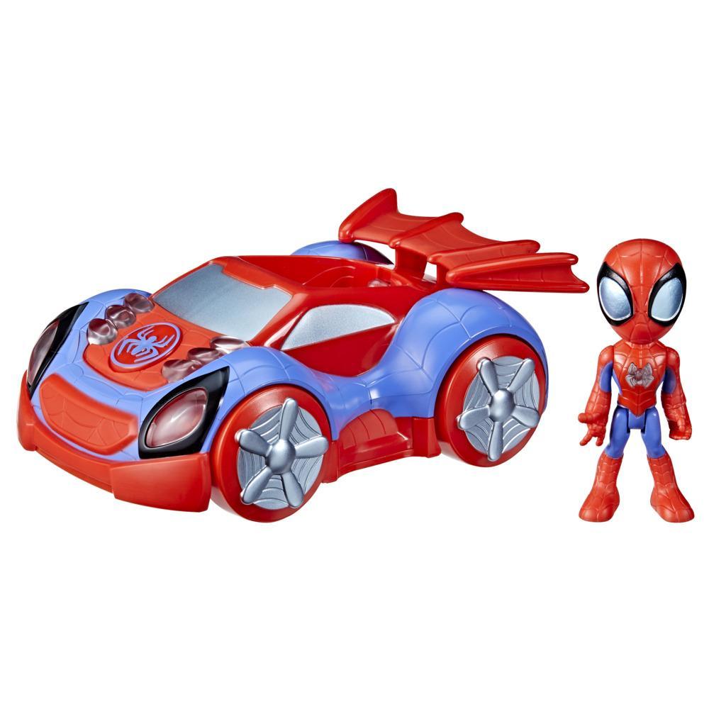 Buy Spider Man Marvel Spidey and His Amazing Friends Glow Tech Web Crawler Vehicle | Yallatoys.com