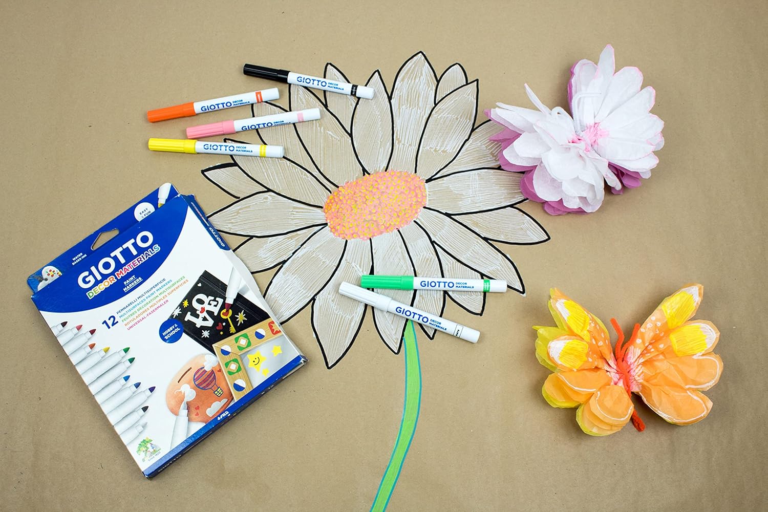 Buy Giotto Decor Materials Felt Marker Multi Surface Set Of 12 | Yallatoys.com