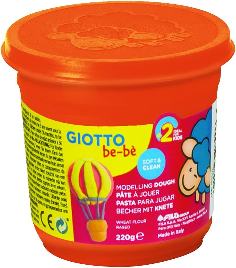 Buy Giotto Be-be Super Modelling Dough Pot 220g Orange | Yallatoys.com