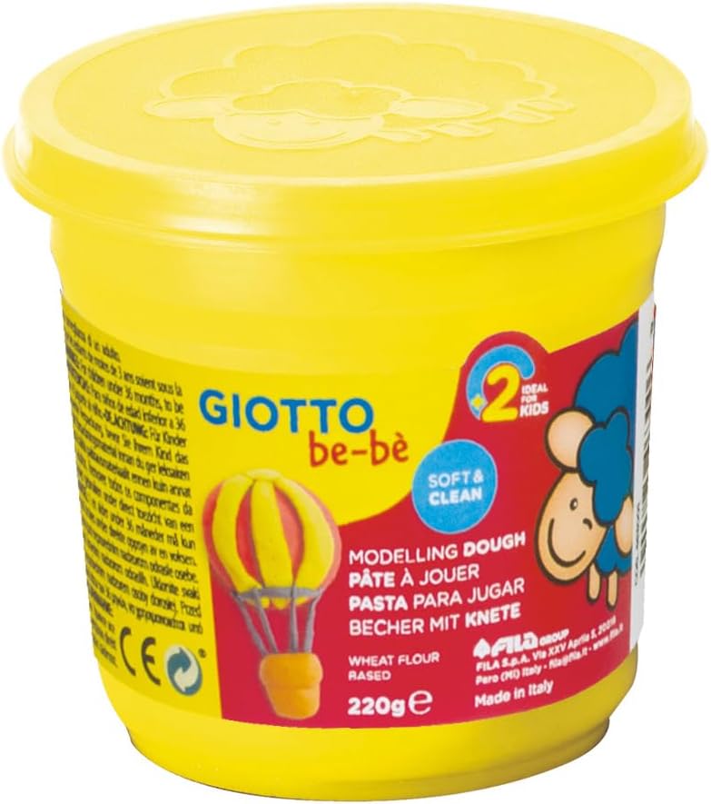 Buy Giotto Be-be Super Modelling Dough Pot 220g Yellow | Yallatoys.com