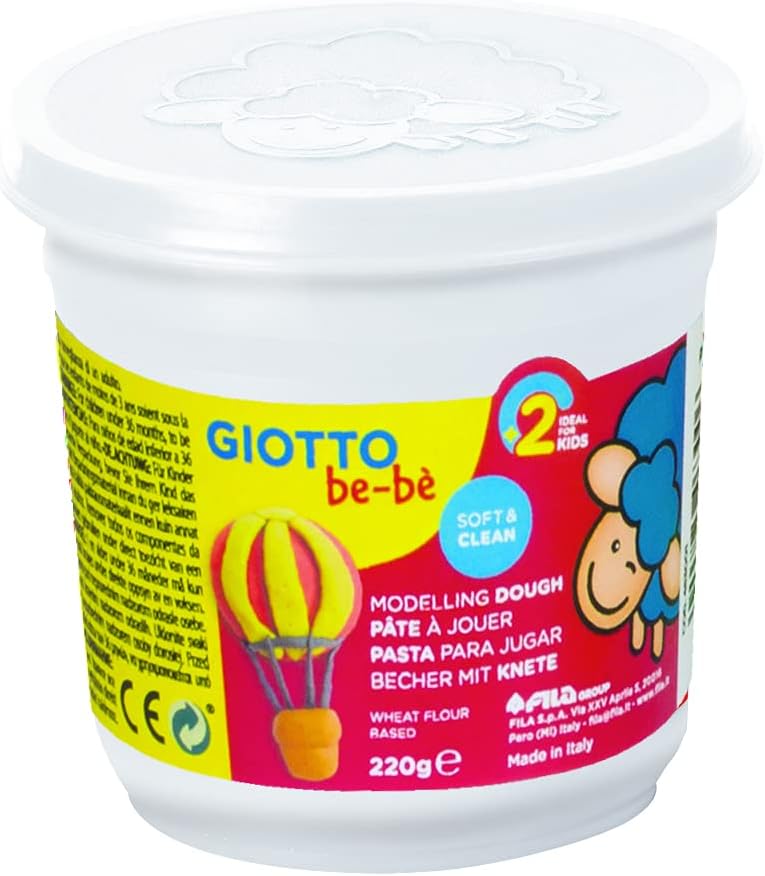 Buy Giotto Be-be Super Modelling Dough Pot 220g White | Yallatoys.com