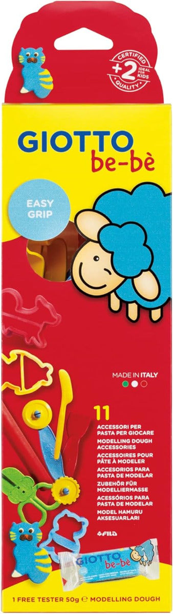 Buy Giotto Be-be Modelling Dough Set Of Modelling Tools & 50g Dough Tester | Yallatoys.com