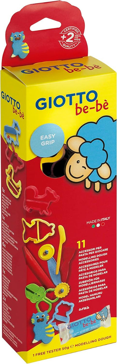 Buy Giotto Be-be Modelling Dough Set Of Modelling Tools & 50g Dough Tester | Yallatoys.com