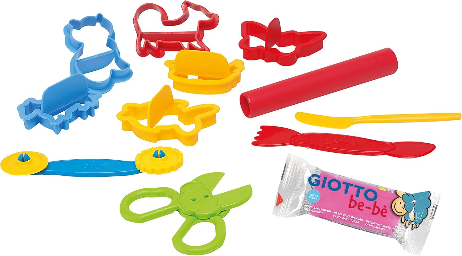 Buy Giotto Be-be Modelling Dough Set Of Modelling Tools & 50g Dough Tester | Yallatoys.com