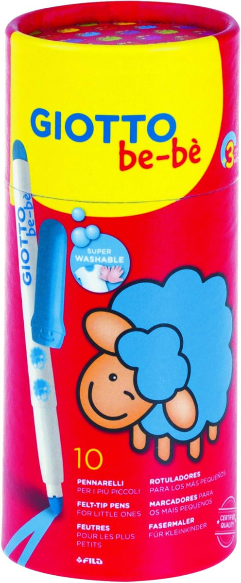 Buy Giotto Be-be Felt Tip Marker Jambo Set Of 10 | Yallatoys.com