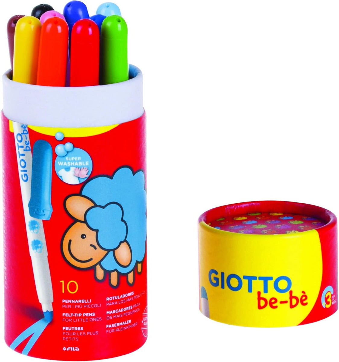 Buy Giotto Be-be Felt Tip Marker Jambo Set Of 10 | Yallatoys.com