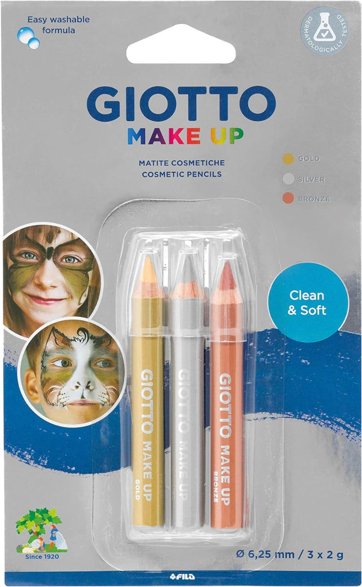 Buy Giotto Face Paint Pencil Make Up Cosmetic Set Of 3pcs | Yallatoys.com