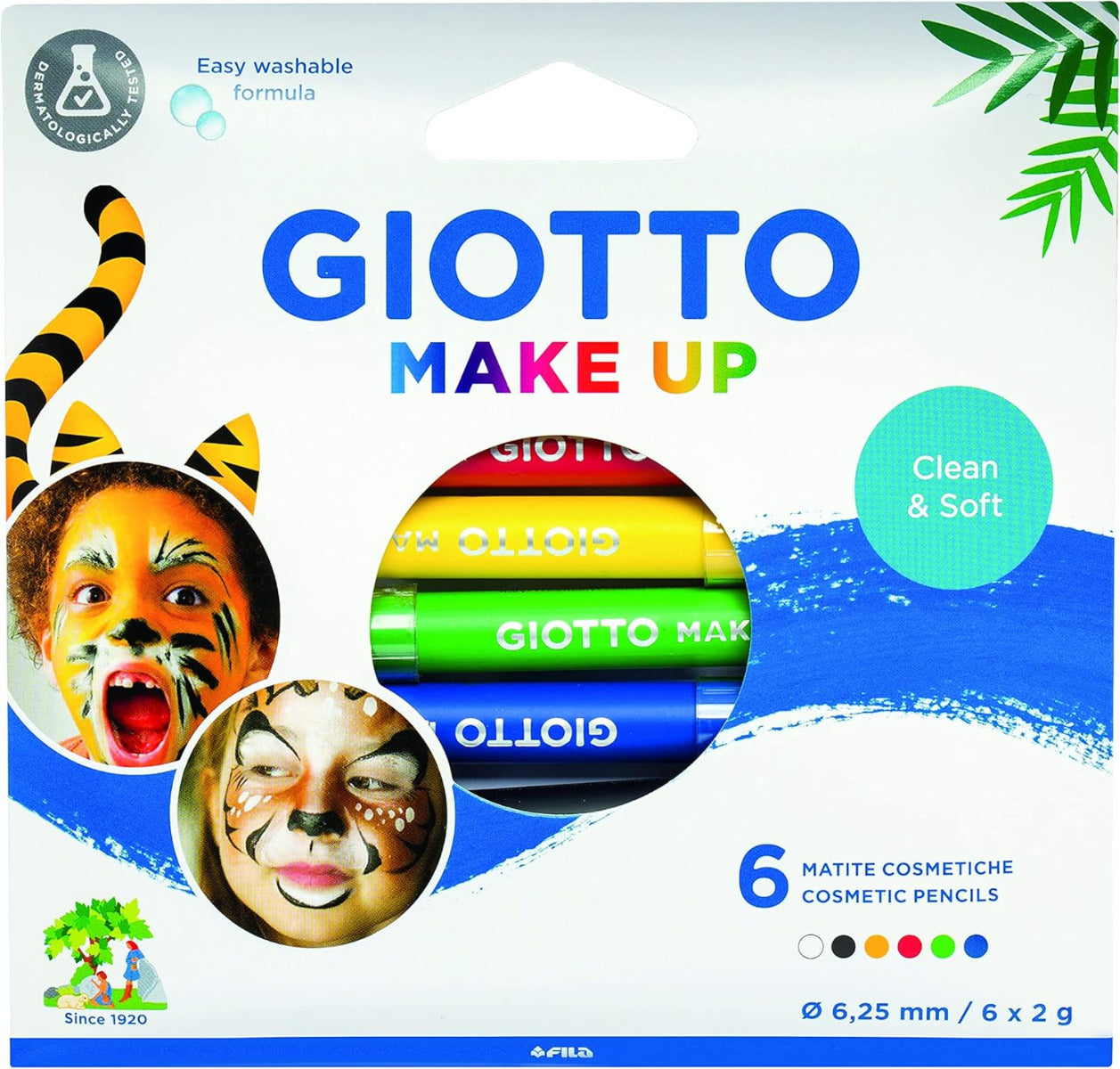 Buy Giotto Make Up Pencils Classic Set Of 6 | Yallatoys.com