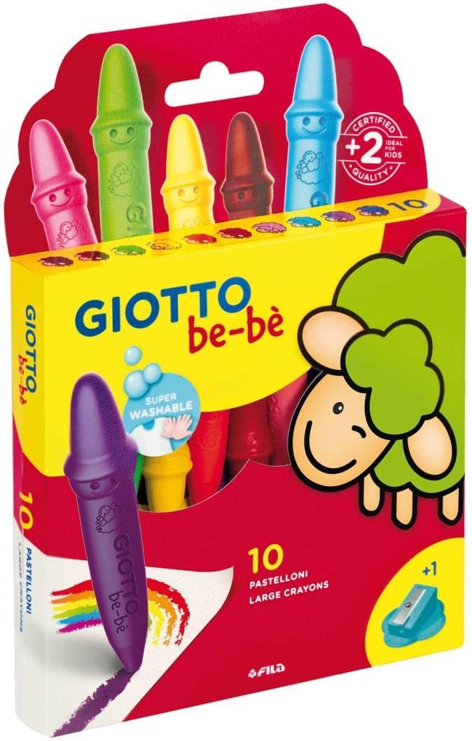 Buy Giotto Be-be Wax Crayon Set Of 10 | Yallatoys.com