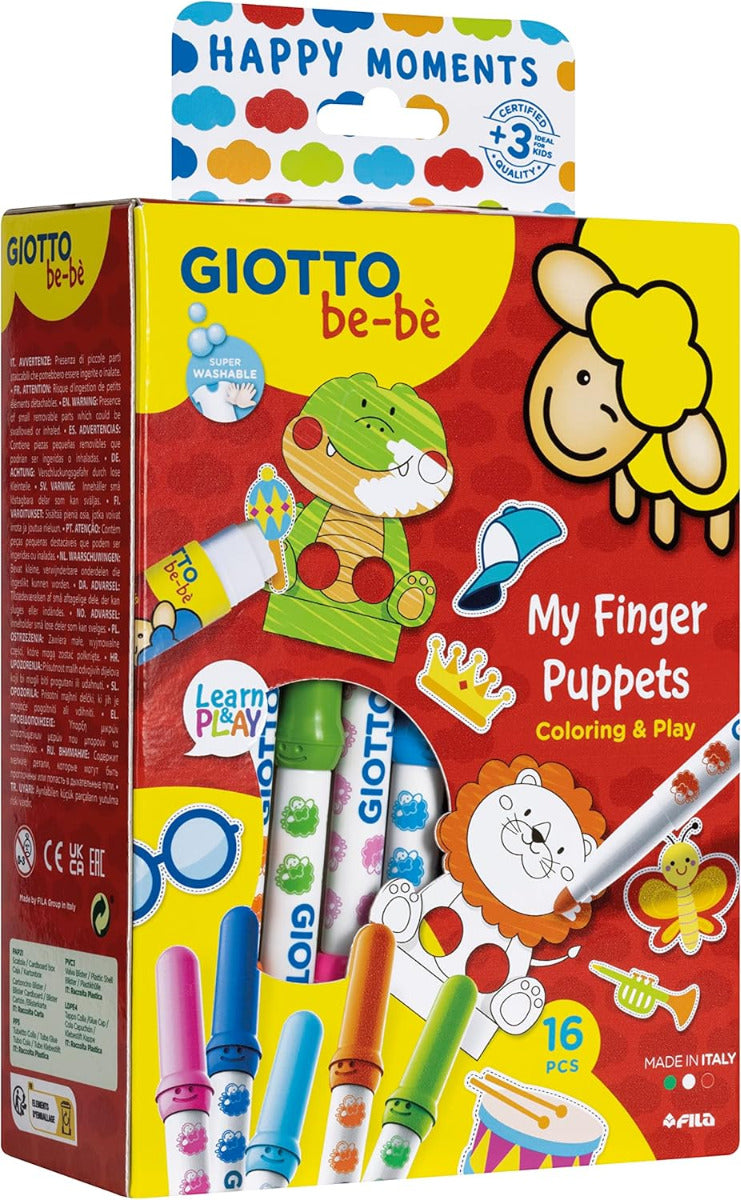 Buy Giotto Be-be Happy Moments My Finger Puppets | Yallatoys.com