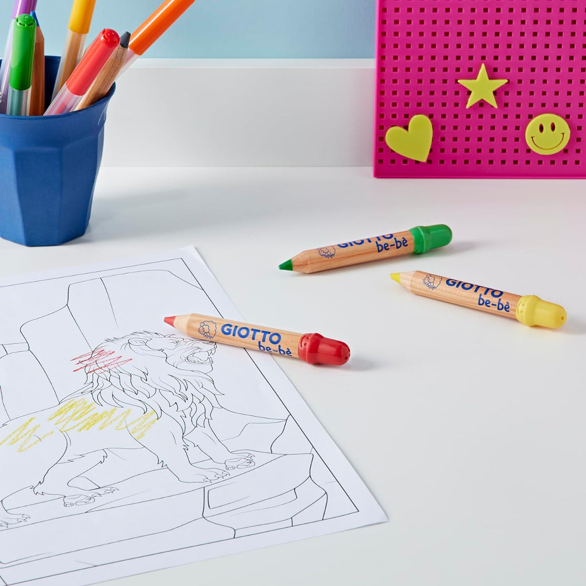 Buy Giotto Be-be Colored Pencil Super Large Set Of 10 | Yallatoys.com