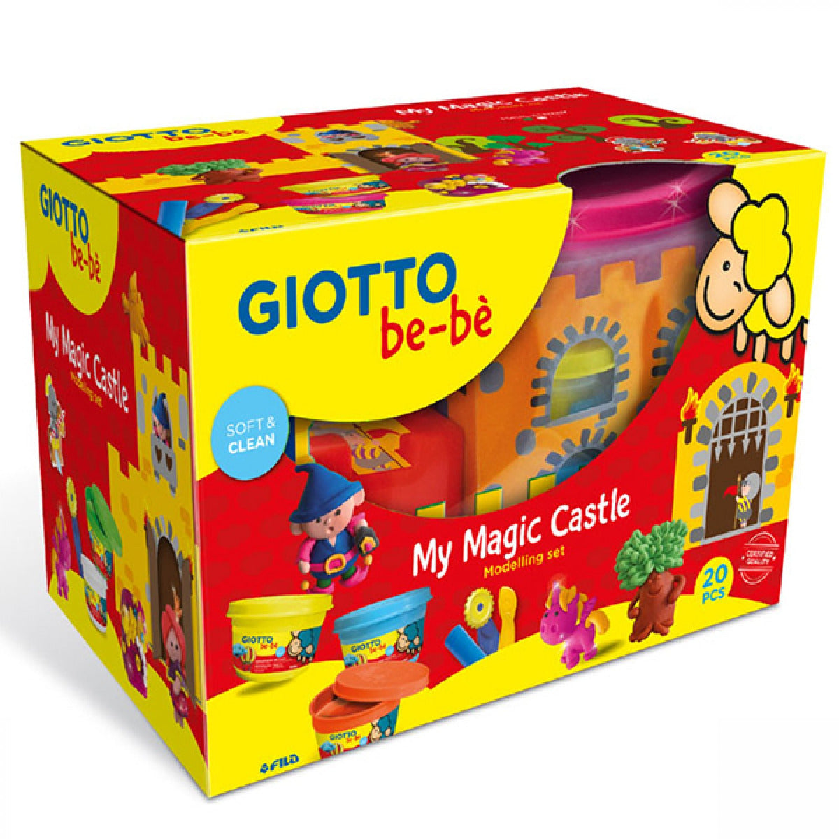 Buy Giotto Be-be Modelling Dough Set My Magic Castle | Yallatoys.com