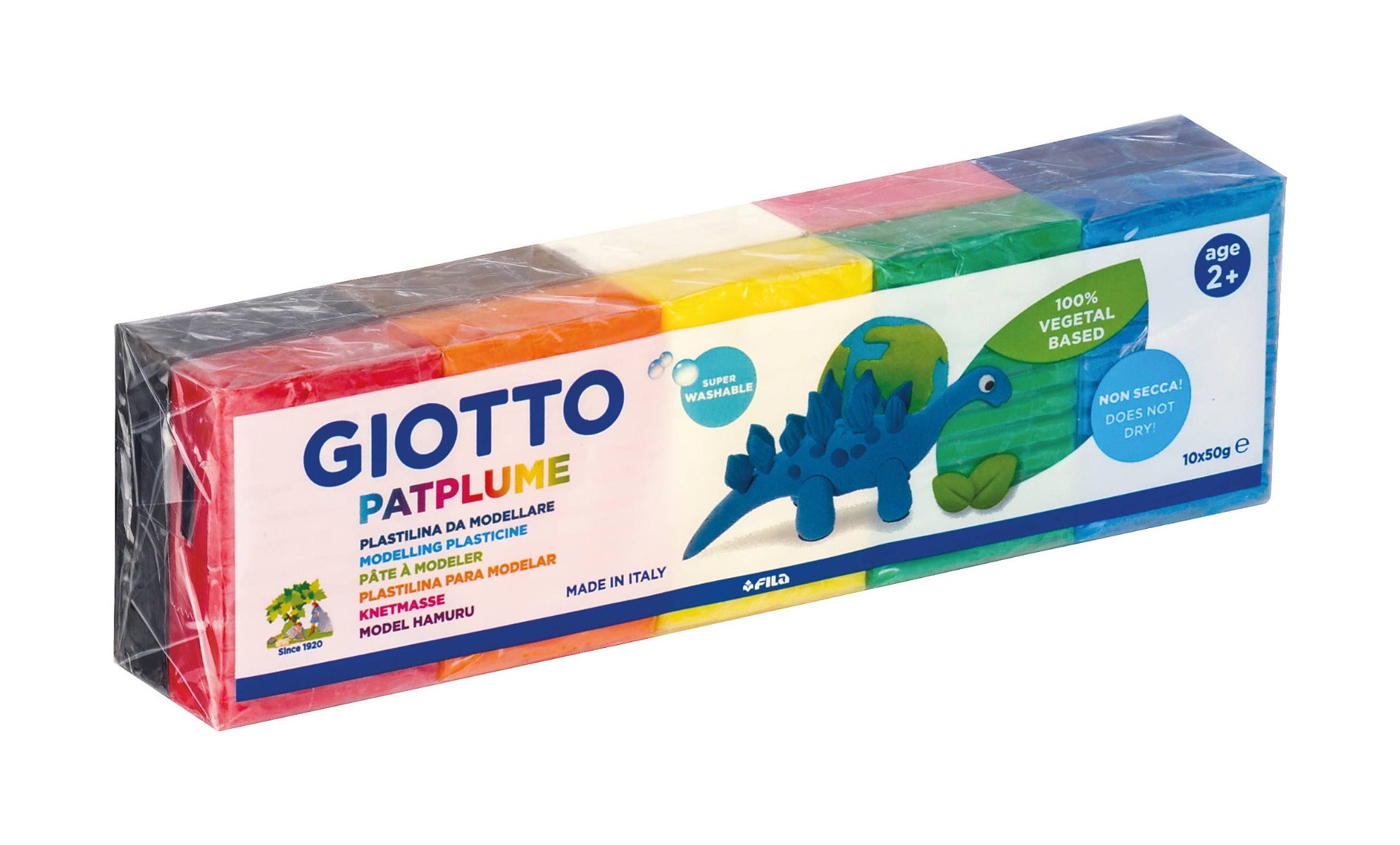 Buy Giotto Patplume Plastilina Patplume 12x50g (Sold Separately Subject To Availability) | Yallatoys.com