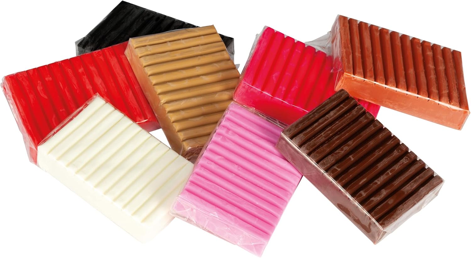 Buy Giotto Patplume Plastilina 8x33g Skin Tones Colors | Yallatoys.com