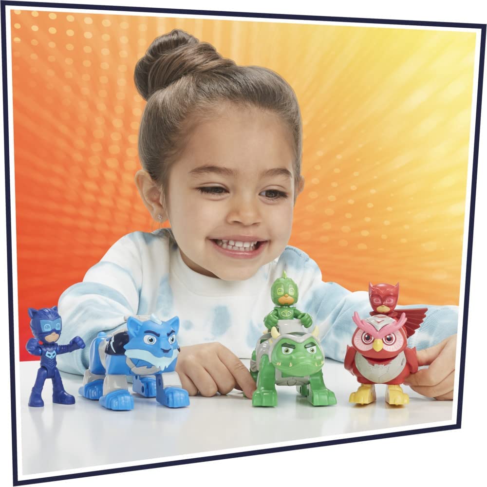 Buy PJ Masks Animal Power Hero Animal Trio Playset with 3 Toy Cars and Action Figures | Yallatoys.com
