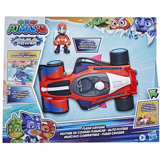 Buy PJ Masks Animal Power Flash Cruiser Converting Car with Lights Sounds & Figure | Yallatoys.com