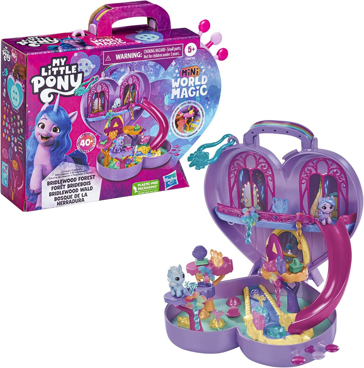 Buy My Little Pony Mini World Magic Compact Creation Bridlewood Forest Playset with Pony | Yallatoys.com