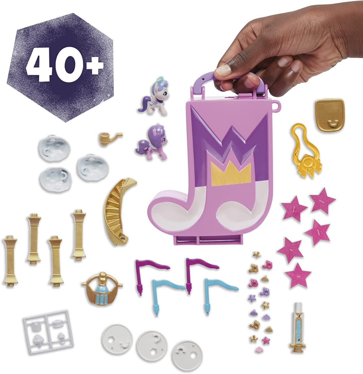Buy My Little Pony Mini World Magic Compact Zephyr Heights Portable Playset with Pony | Yallatoys.com