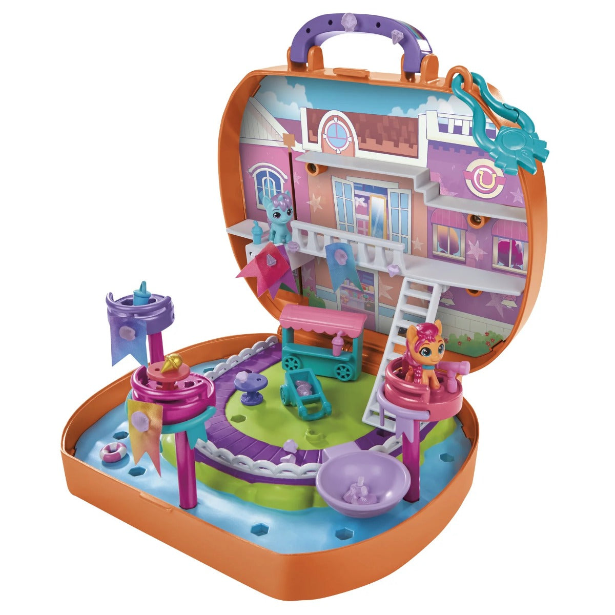 Buy My Little Pony Mini World Magic Compact Creation Maretime Bay Portable Playset with Pony | Yallatoys.com