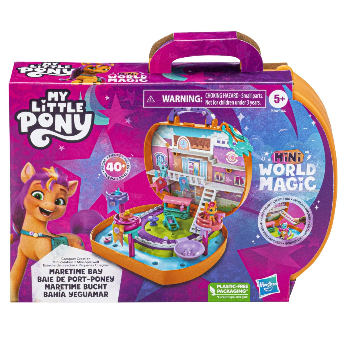 Buy My Little Pony Mini World Magic Compact Creation Maretime Bay Portable Playset with Pony | Yallatoys.com