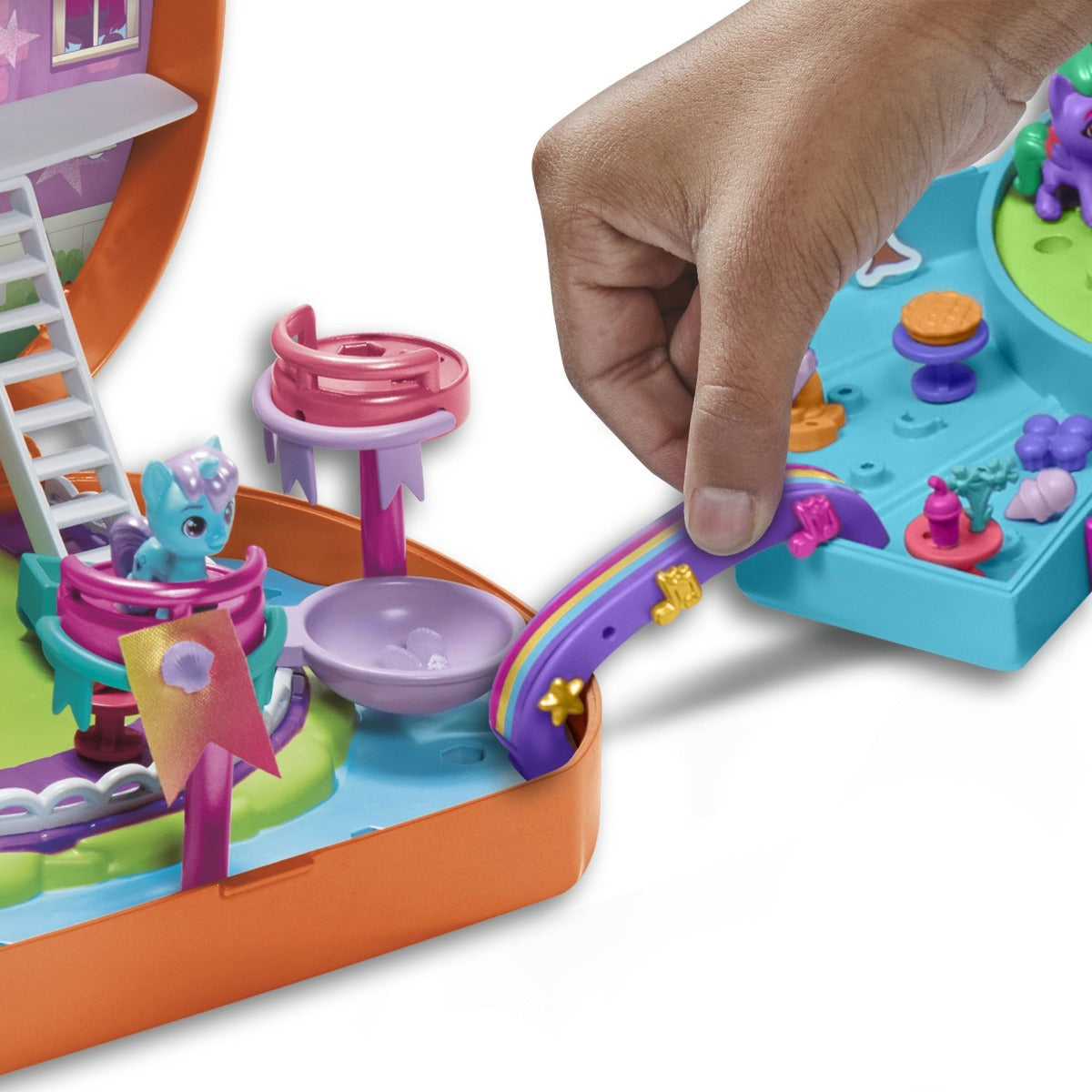 Buy My Little Pony Mini World Magic Compact Creation Maretime Bay Portable Playset with Pony | Yallatoys.com