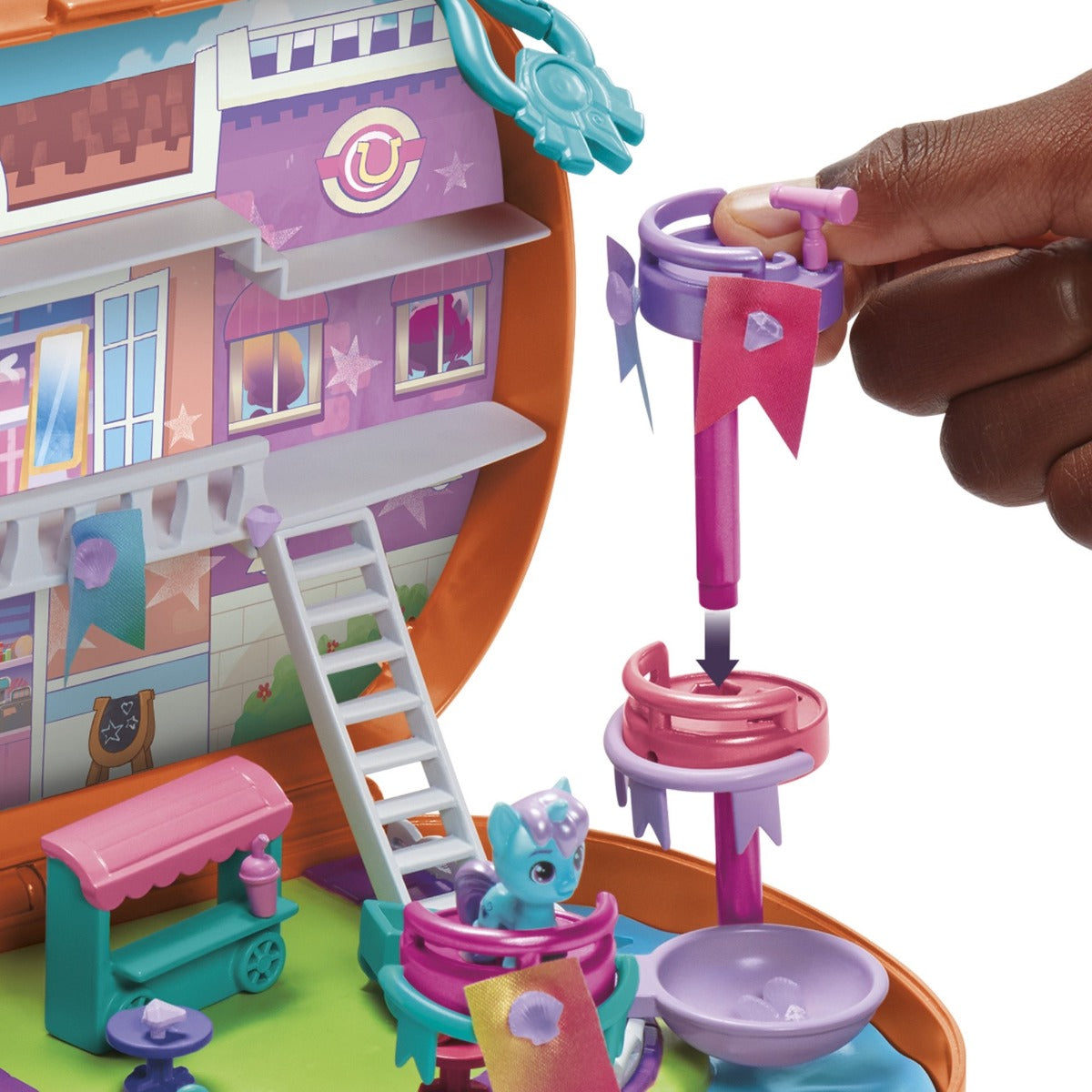 Buy My Little Pony Mini World Magic Compact Creation Maretime Bay Portable Playset with Pony | Yallatoys.com