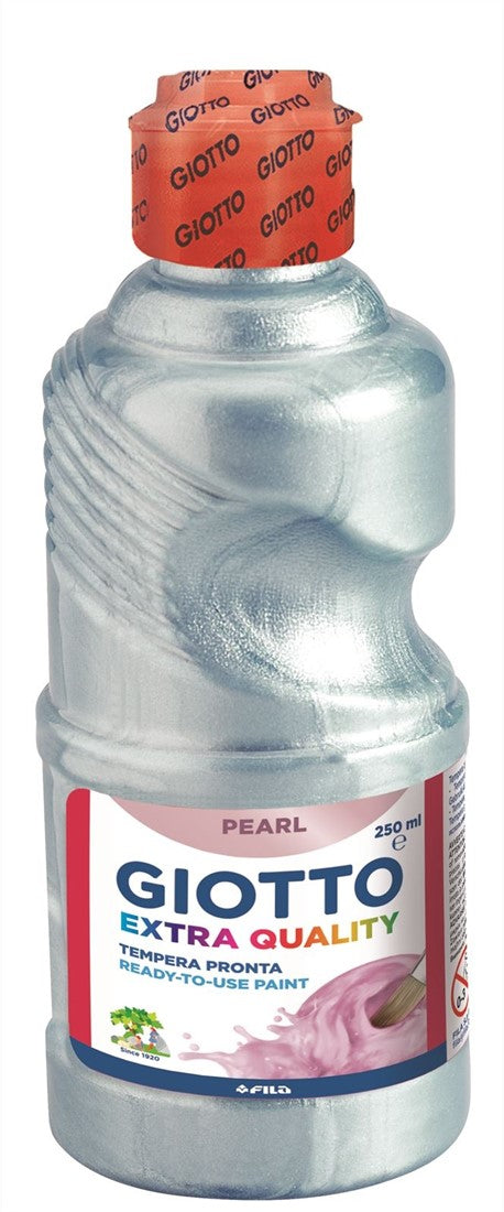Buy Giotto Tempera School Paint Extra Quality Pearl Cyan 250ml | Yallatoys.com