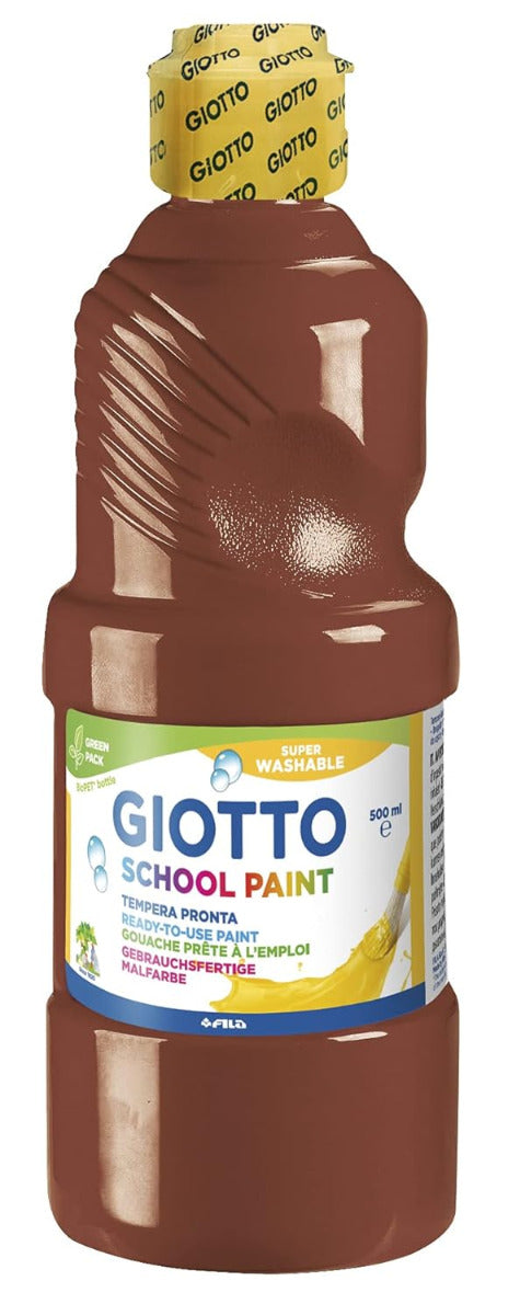 Buy Giotto Tempera School Paint Washable Scarlet Red 500ml | Yallatoys.com