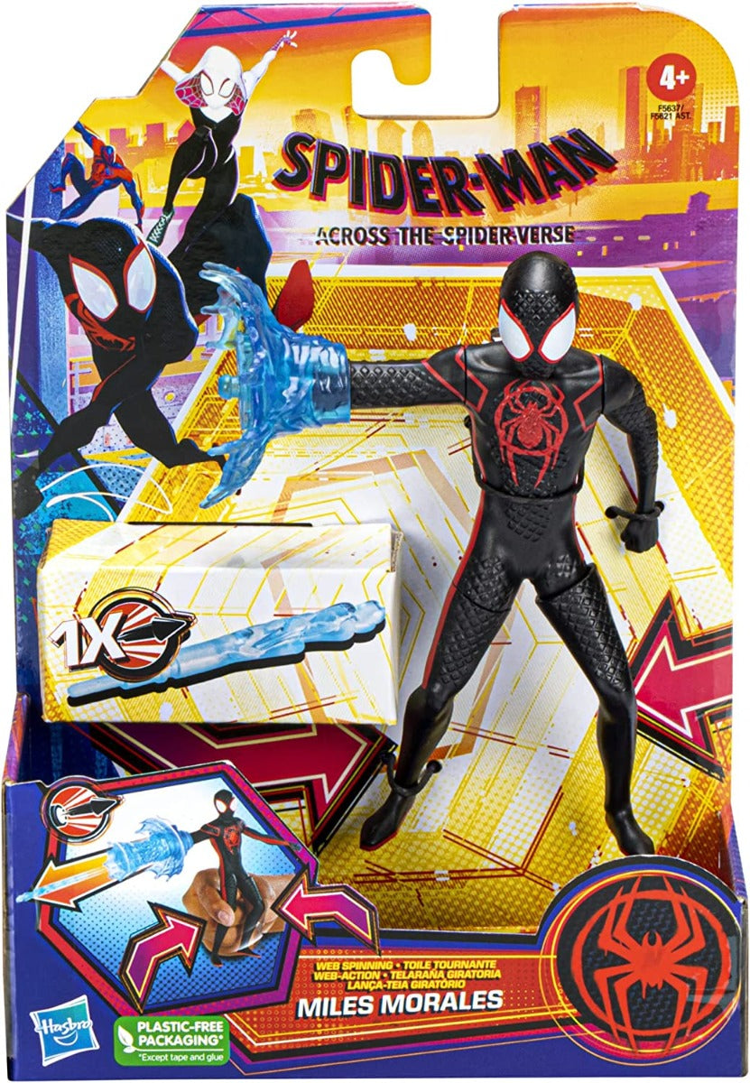 Buy Spider Man  Across The Spider Verse Web Spinning Miles Morales 6inch Deluxe Action Figure | Yallatoys.com
