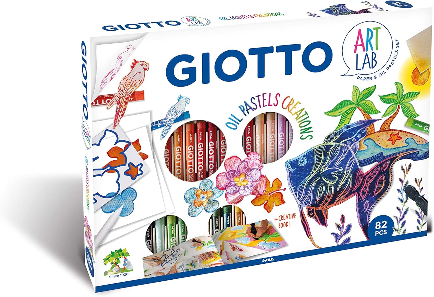 Buy Giotto Art Lab Oil Pastels Creations | Yallatoys.com