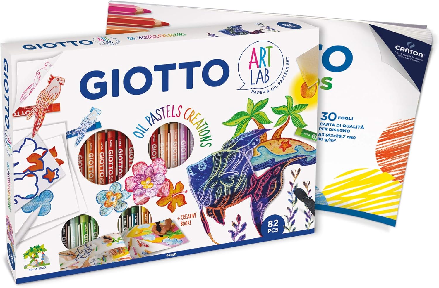 Buy Giotto Art Lab Oil Pastels Creations | Yallatoys.com