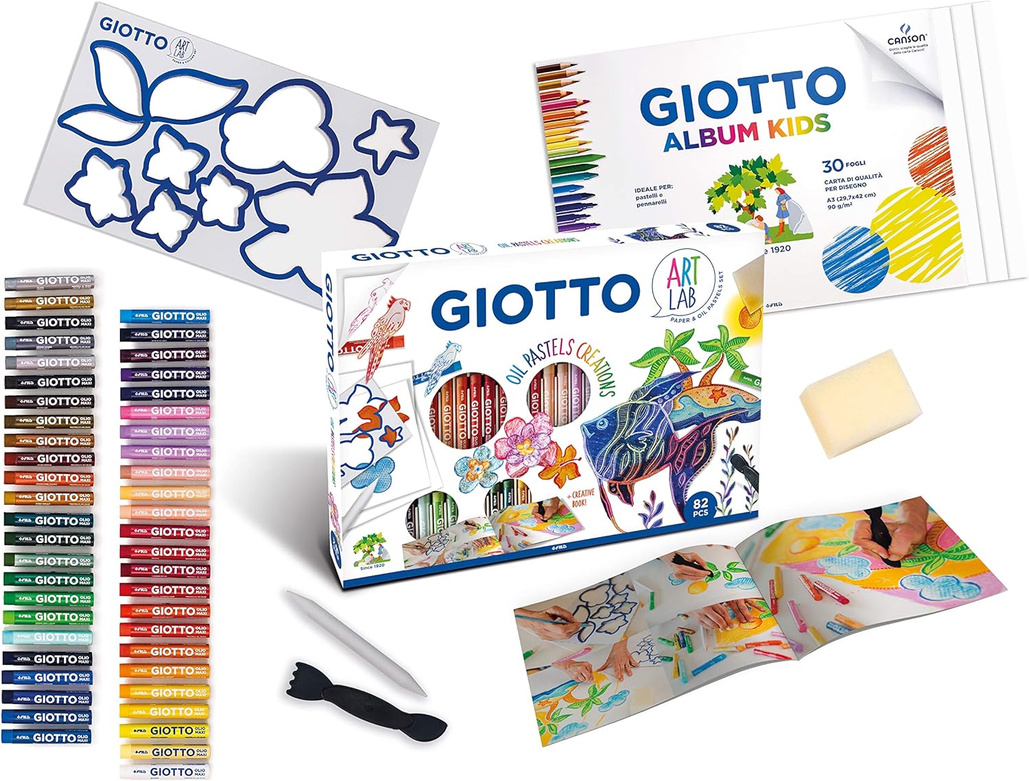 Buy Giotto Art Lab Oil Pastels Creations | Yallatoys.com