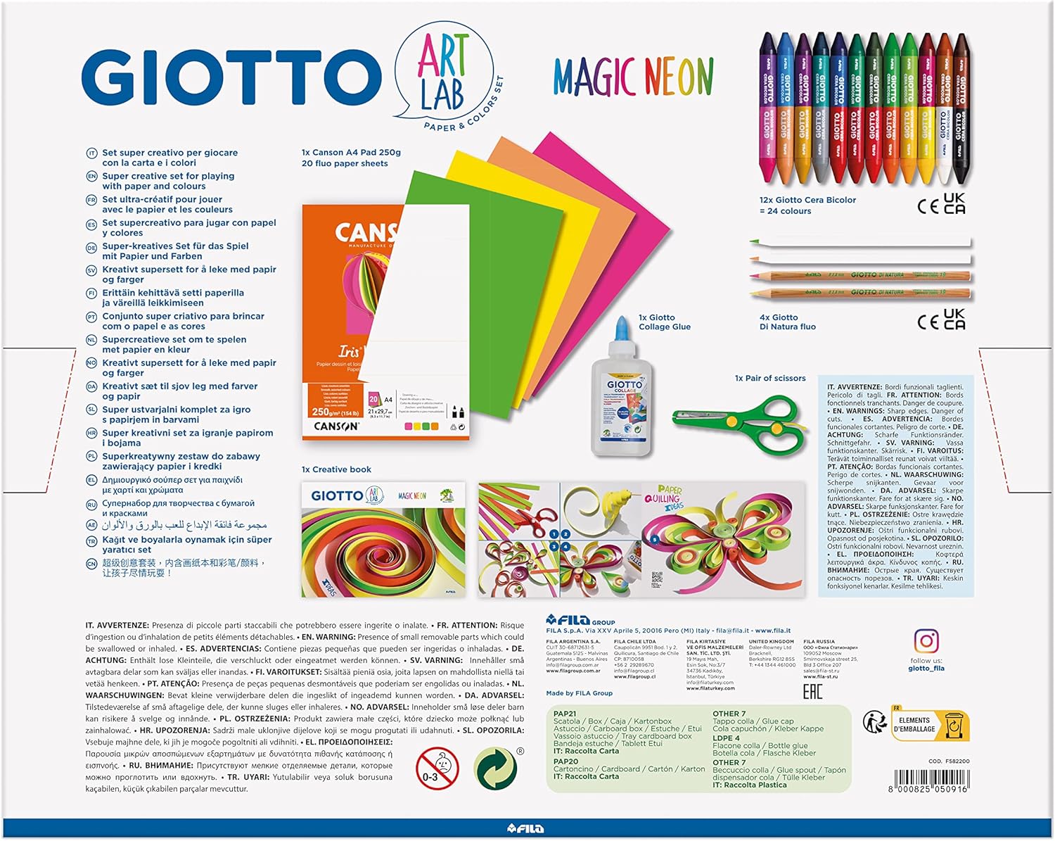 Buy Giotto Art Lab Magic Neon | Yallatoys.com