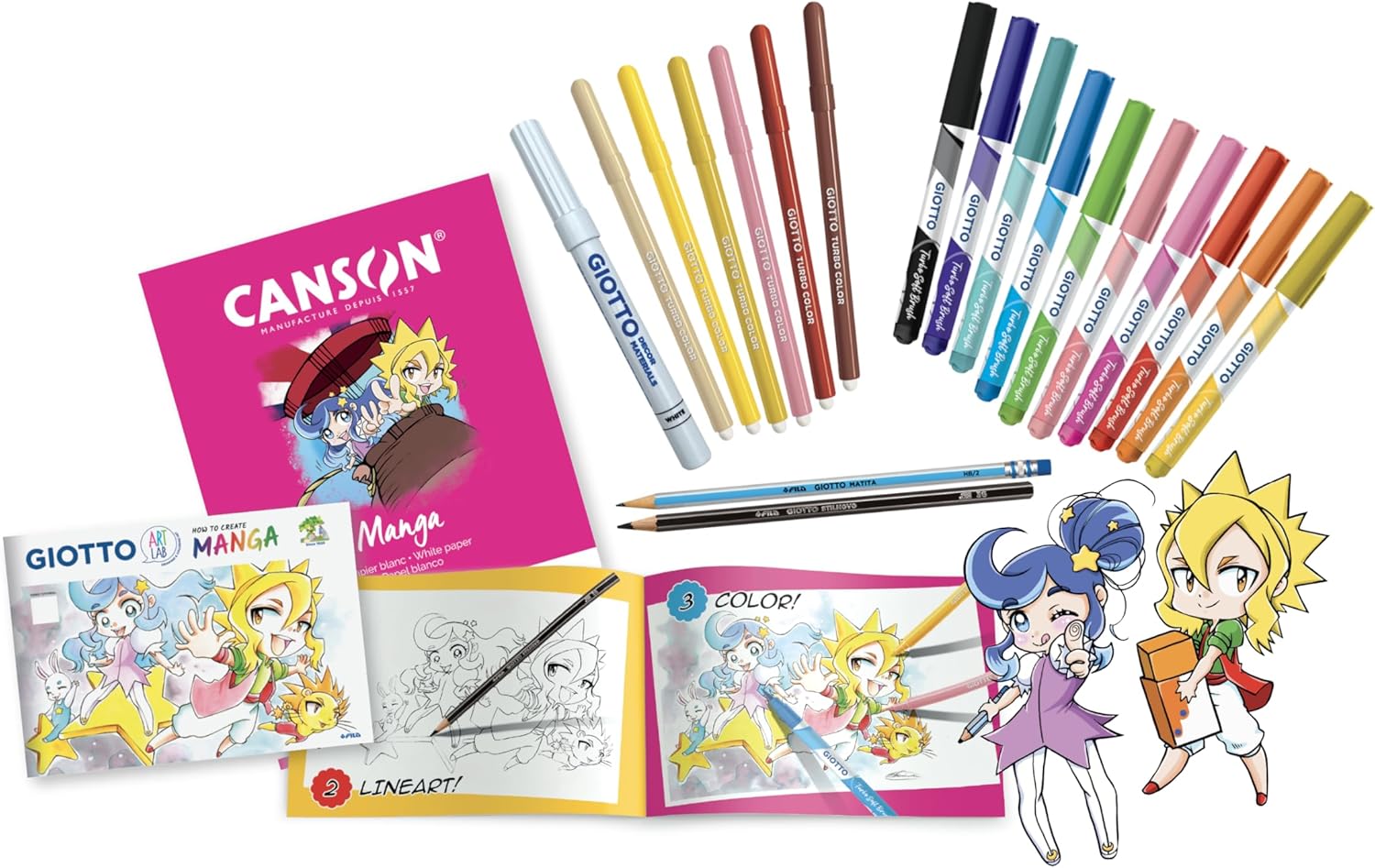 Buy Giotto Art Lab Manga | Yallatoys.com