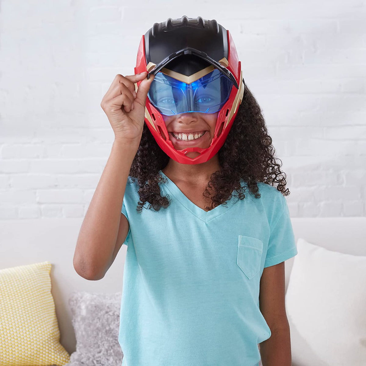Buy Black Panther Wakanda Forever Ironheart Flip FX Mask with LED Light | Yallatoys.com