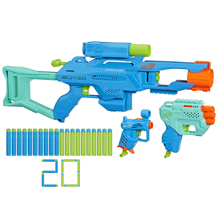 Buy Nerf Elite 2.0 Tactical 3pcs Blaster Pack | Yallatoys.com