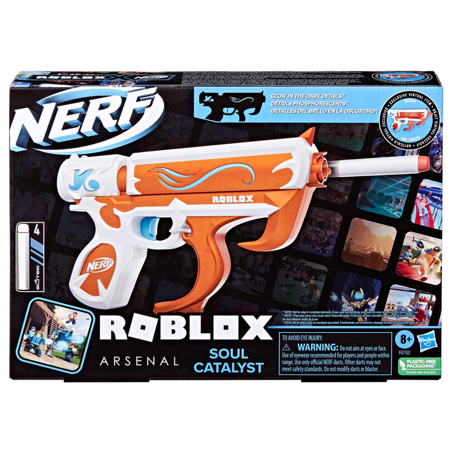 Buy Nerf Roblox Arsenal Soul Catalyst Dart Blaster with 4 Darts | Yallatoys.com