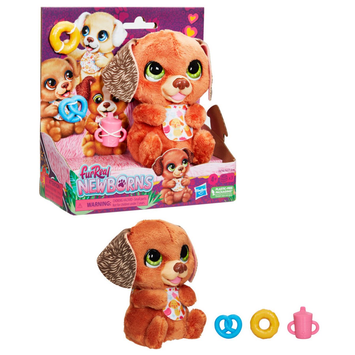 Buy Furreal Newborns Puppy Animatronic Plush Toy with Sound Effects | Yallatoys.com