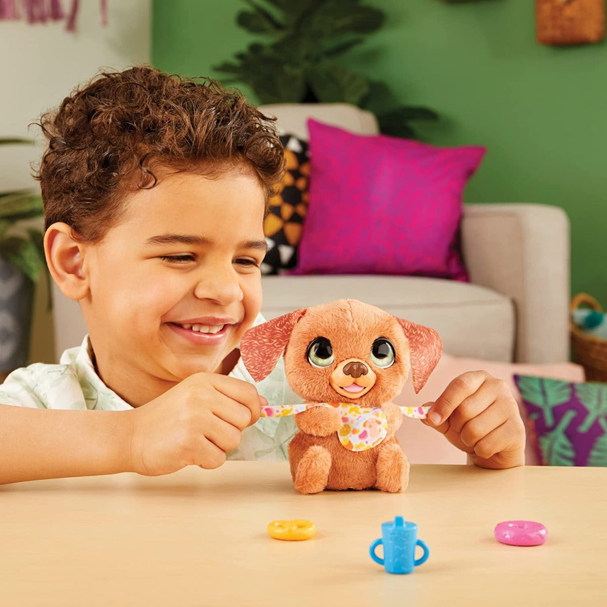 Buy Furreal Newborns Puppy Animatronic Plush Toy with Sound Effects | Yallatoys.com