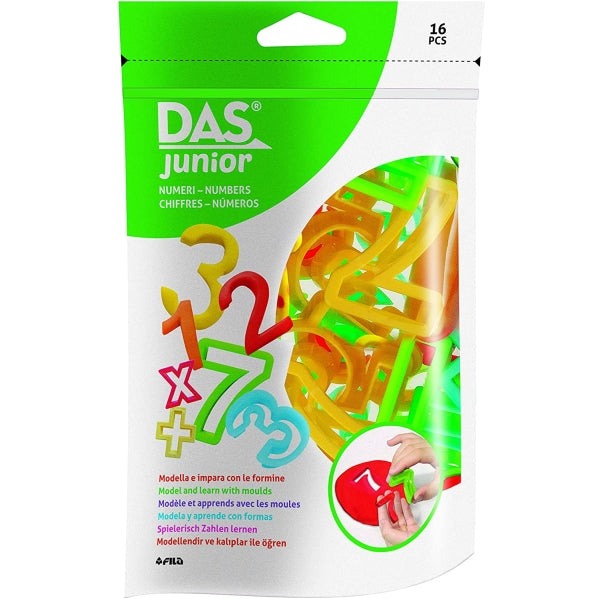 Buy Das Junior Modelling Numbers Accessories Bag Of 16pcs | Yallatoys.com