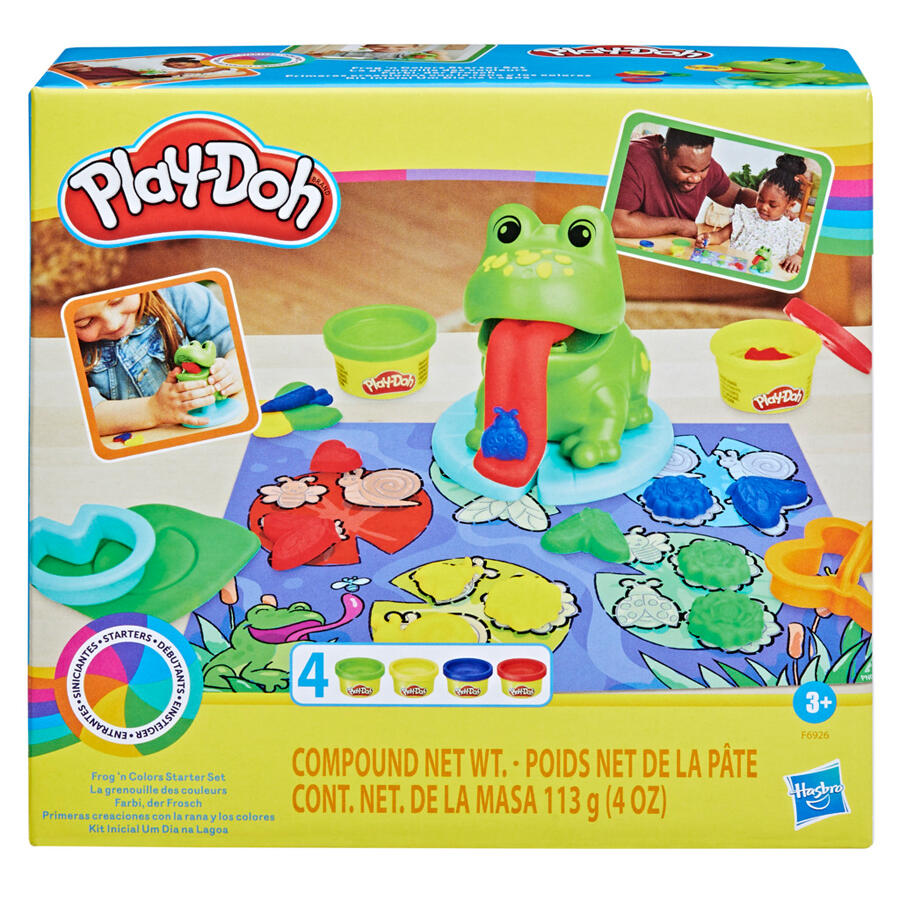 Buy Play Doh Frog N Colours Starter Set with Playmat | Yallatoys.com
