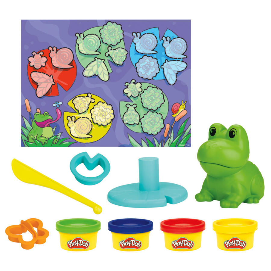 Buy Play Doh Frog N Colours Starter Set with Playmat | Yallatoys.com