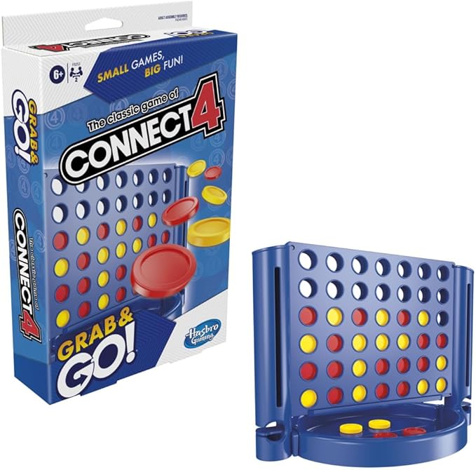 Buy Connect 4 portable game grab and go | Yallatoys.com