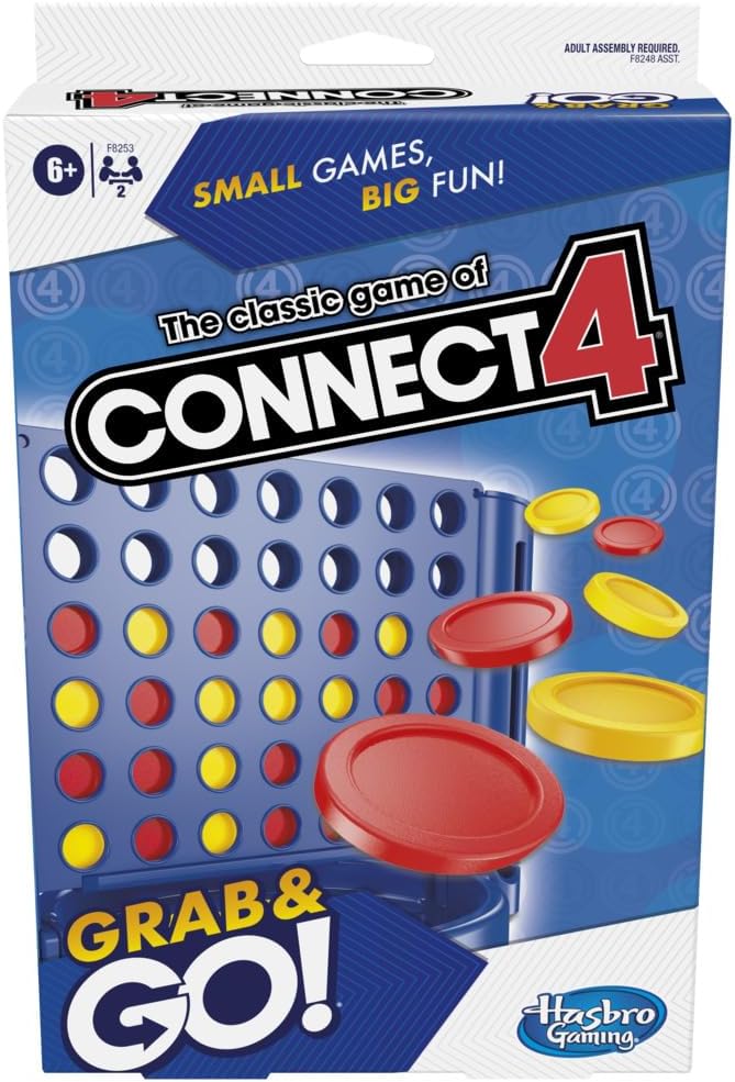 Buy Connect 4 portable game grab and go | Yallatoys.com